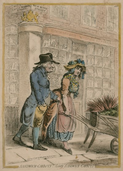 Sandwich-Carote - Lady Sandwich Carote da James Gillray